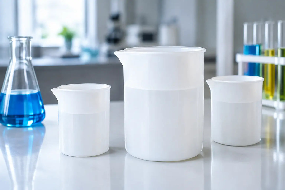 PTFE Beakers for Strong Acids in Laboratory Use