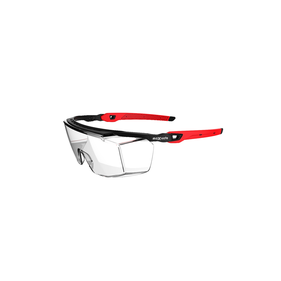 Maxisafe Atlanta Overspec Safety Glasses Clear Lens