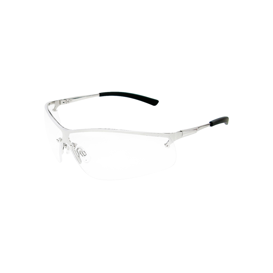 Maxisafe BOSTON Metal Frame Safety Glasses Clear Lens
