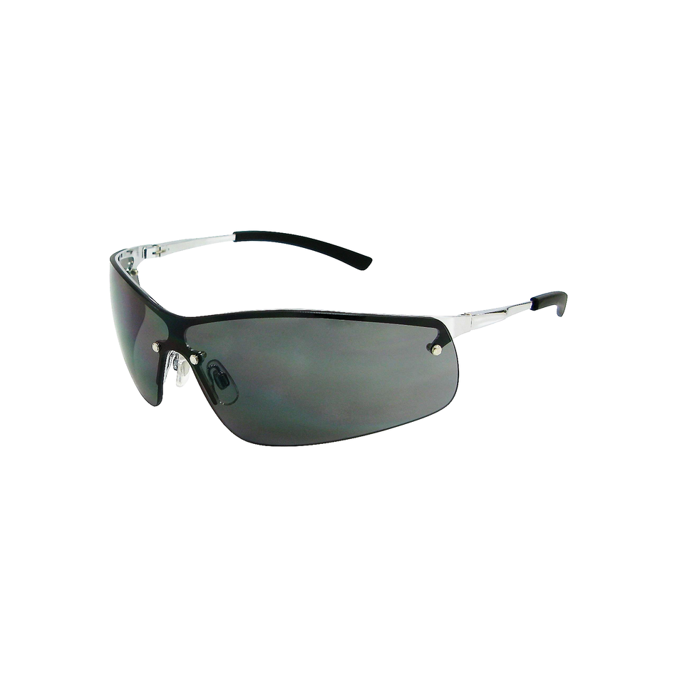 Maxisafe BOSTON Metal Frame Safety Glasses Smoke Lens