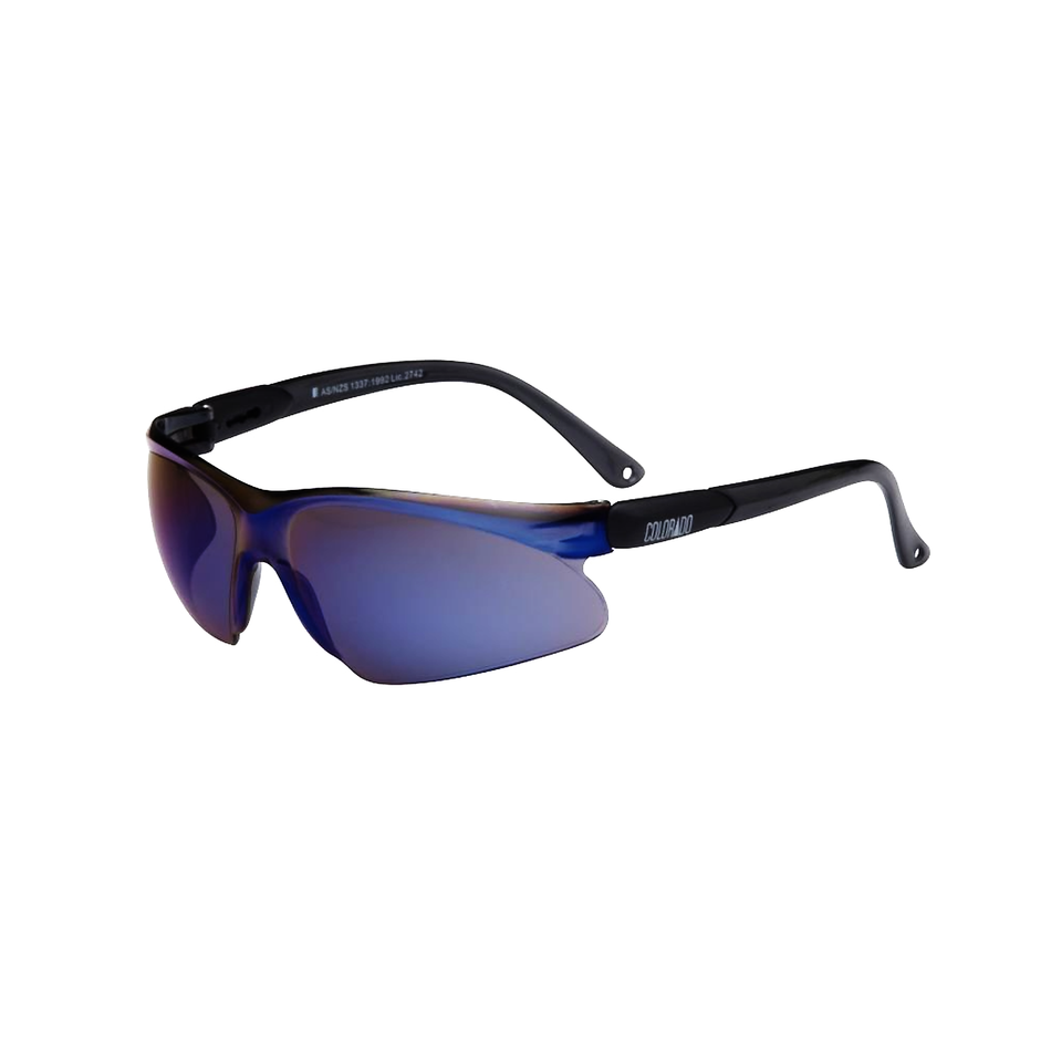 Maxisafe COLORADO Safety Glasses Blue Mirror Lens