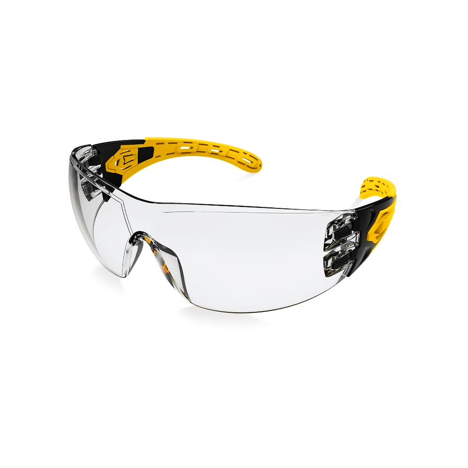 Maxisafe EVOLVE Safety Glasses with Anti-Fog Silver Mirror Lens