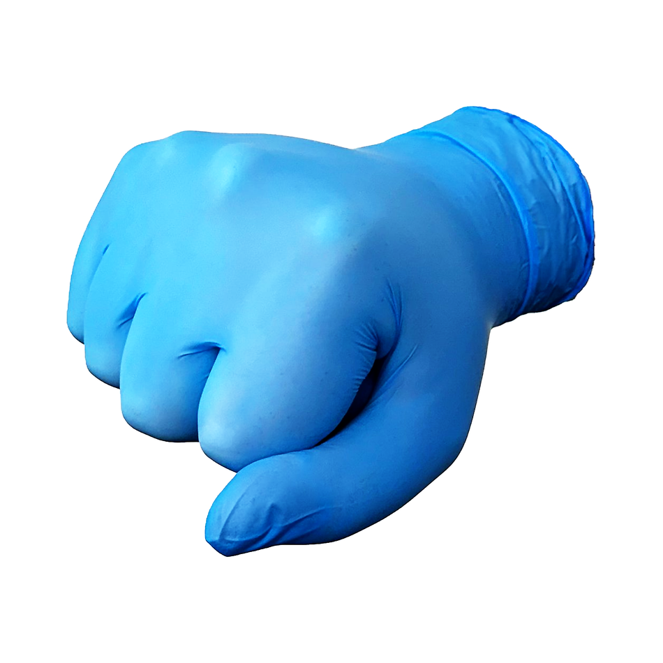 Maxisafe Eco Shield Blue Nitrile Disposable Gloves Powder Free