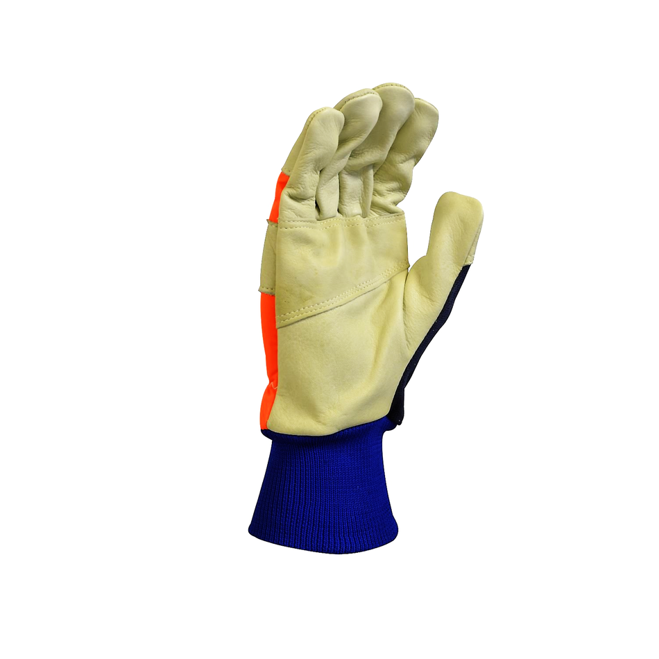 Maxisafe Forester Premium Cow Grain Chainsaw Gloves
