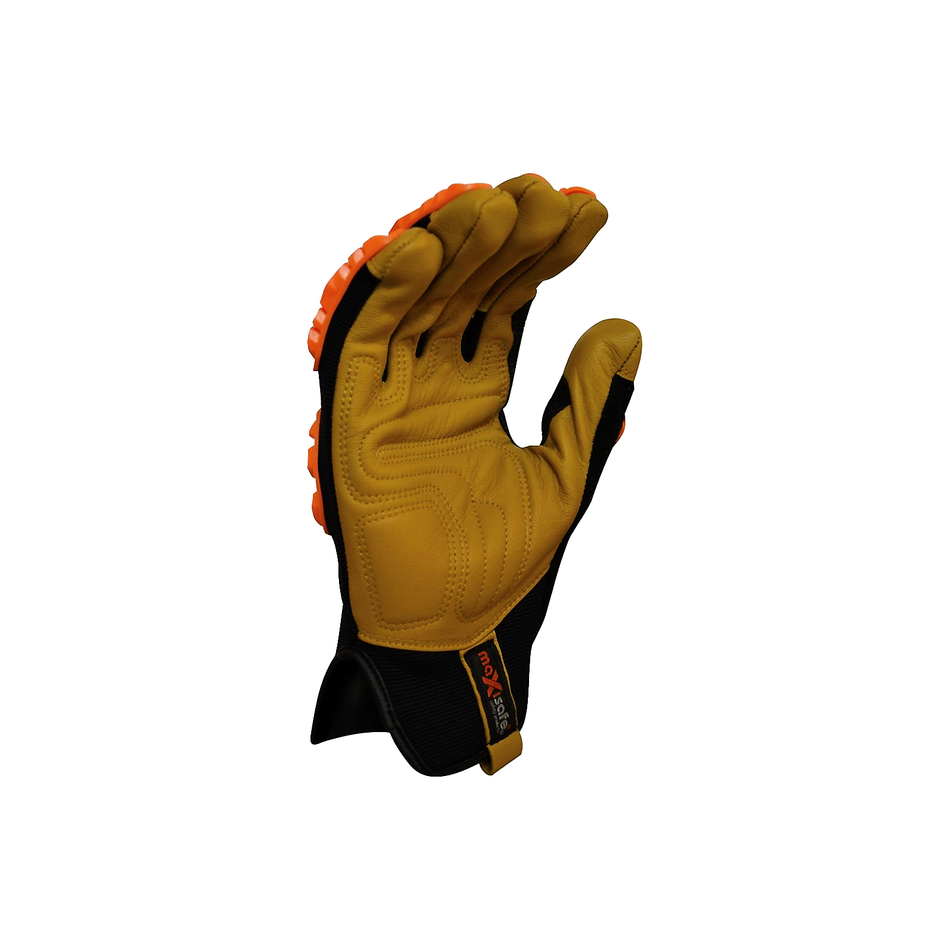 Maxisafe G Force Tuff Handler Cut 5 Mechanics Glove with Leather Palm