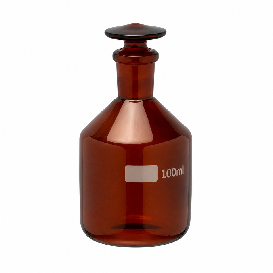Bottle, Reagent, Narrow Mouth, Amber