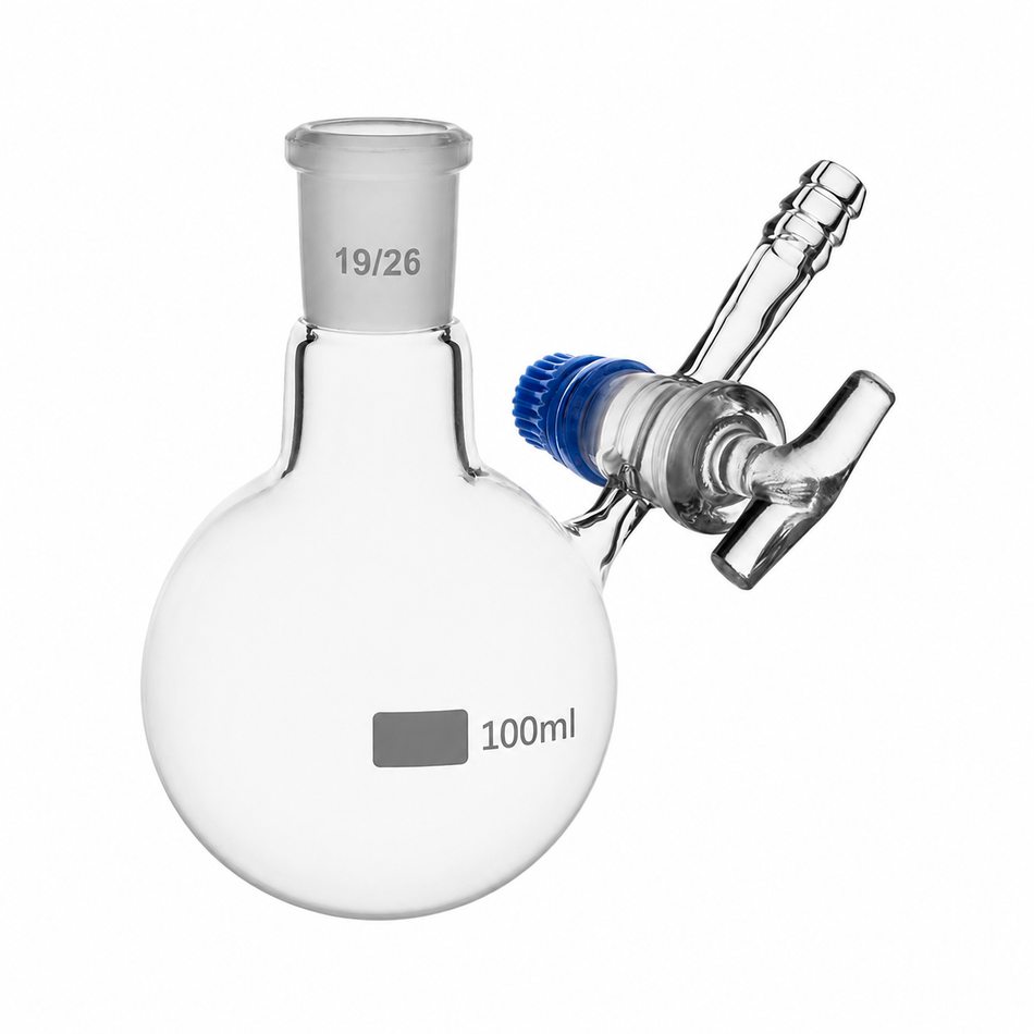 Flask Pear Shape Two Necks