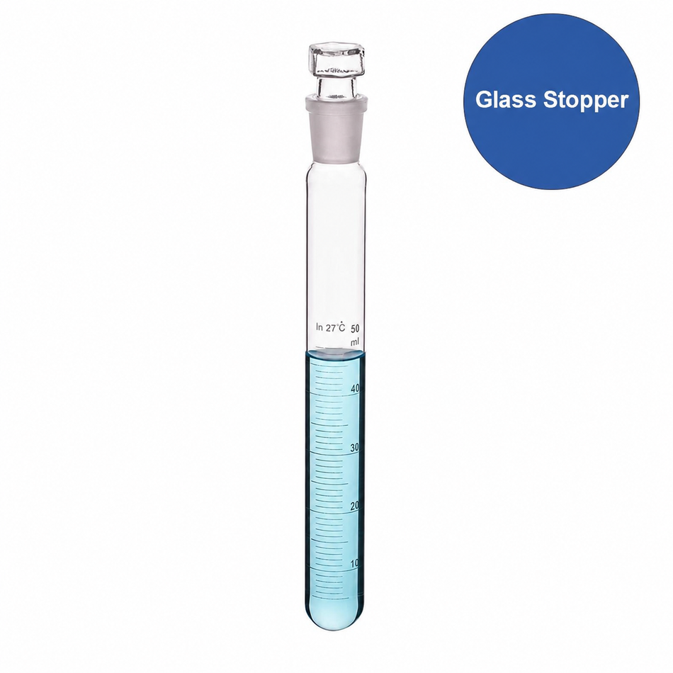 Test Tube with Socket, Graduated