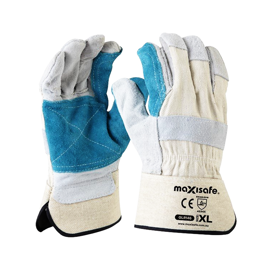 Maxisafe Heavy Duty Polisher Gloves Reinforced Palm