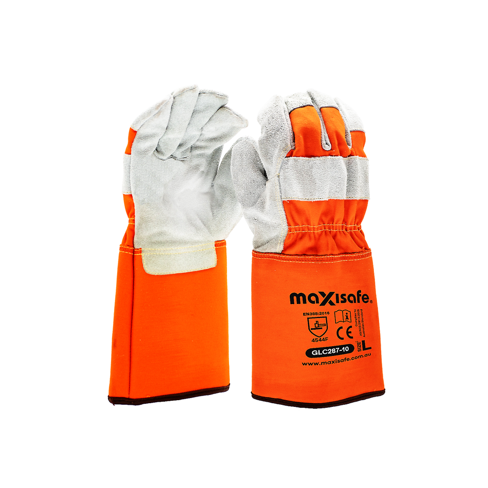 Maxisafe Leather Extended Cut F Glove