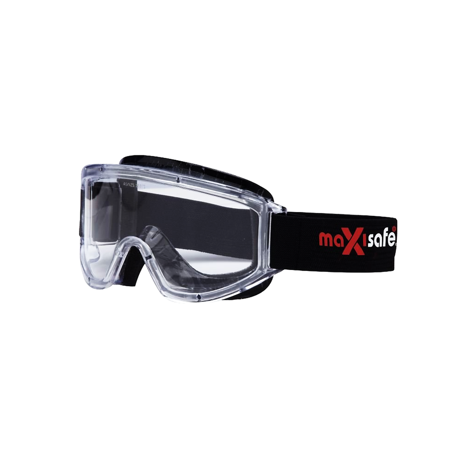 Maxisafe Maxi Goggles with Anti-Fog Clear Lens