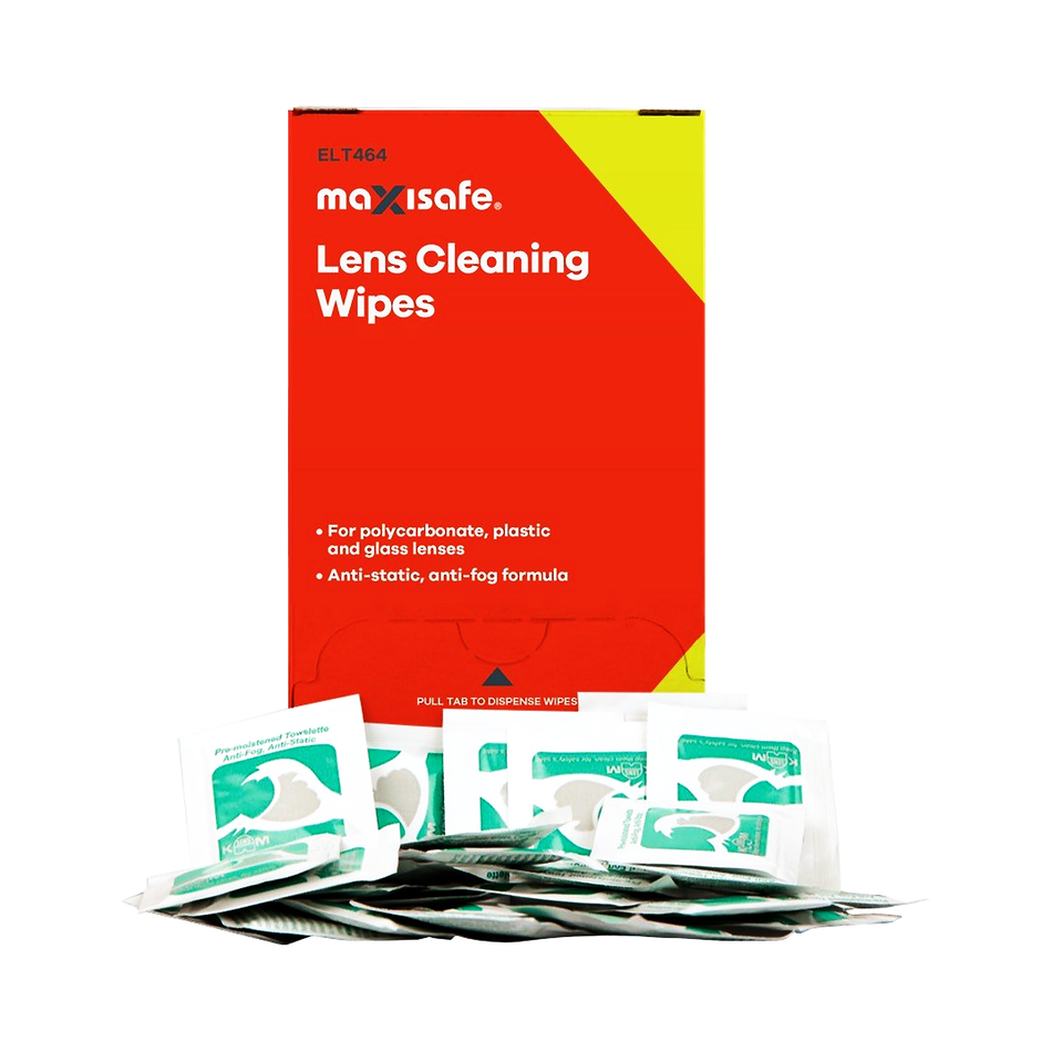 Maxisafe Anti-Fog Lens Cleaning Wipes