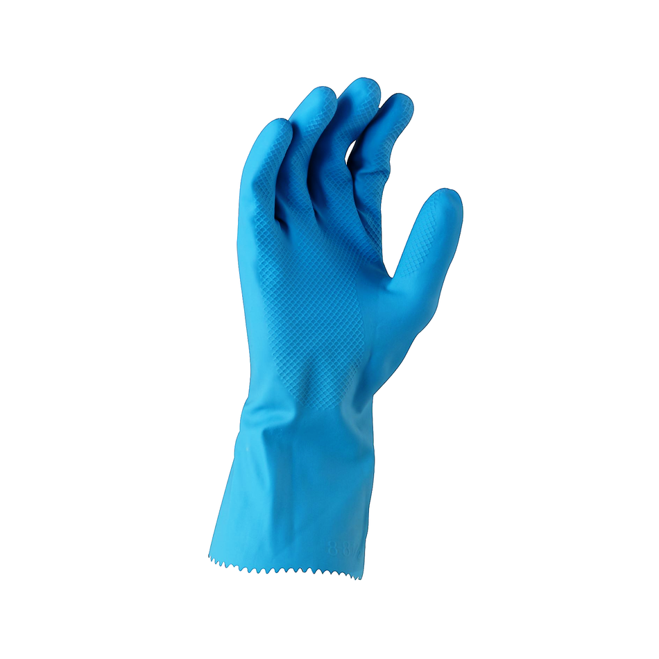 Maxisafe Blue Latex Silverlined Glove