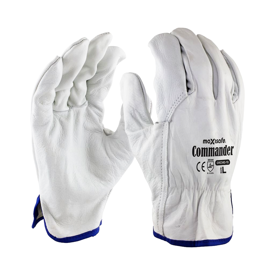 Maxisafe Commander Premium Cow Grain Rigger Glove
