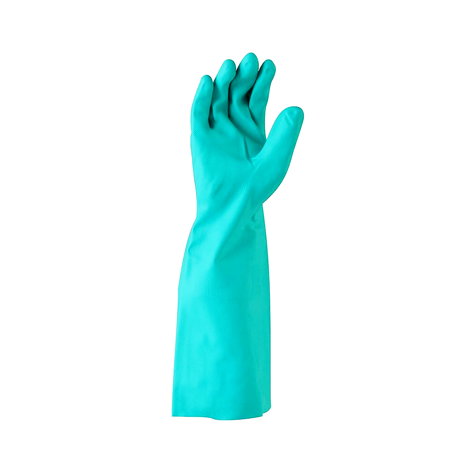 Maxisafe Green Nitrile Chemical Gauntlet 45cm