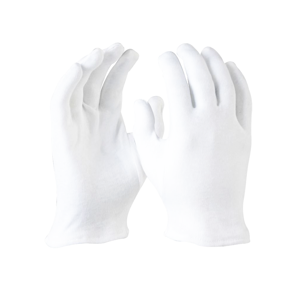Maxisafe Interlock Poly Cotton Glove Hemmed Cuff