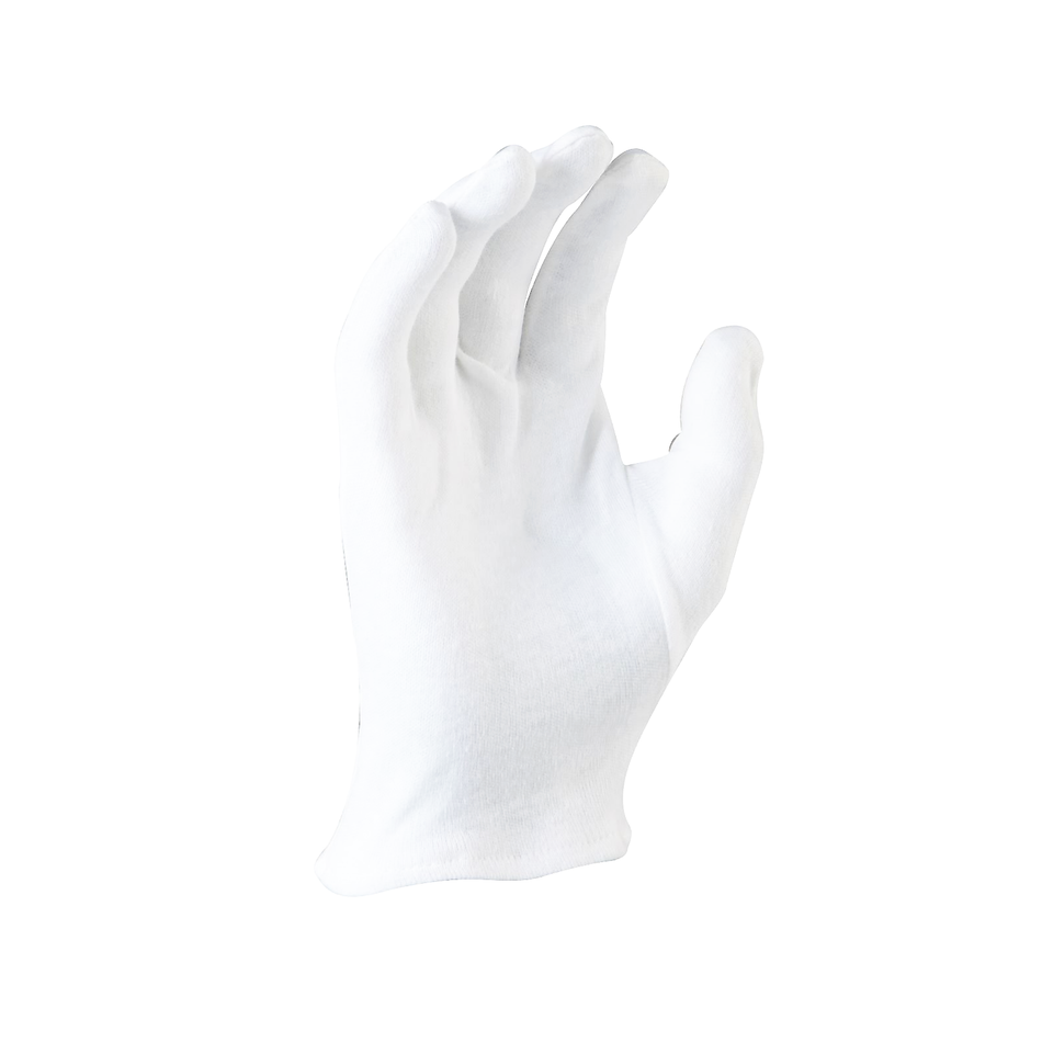 Maxisafe Interlock Poly Cotton Glove Hemmed Cuff