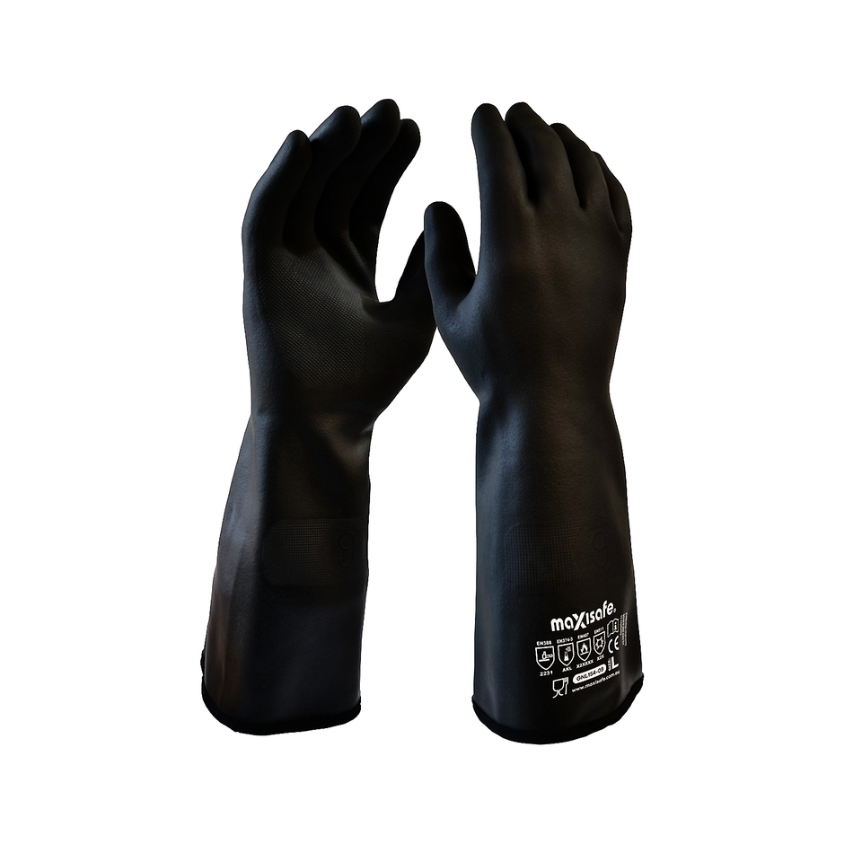 Maxisafe NEOTHERM Chemical and Heat Resistant Neoprene Gauntlet 38cm