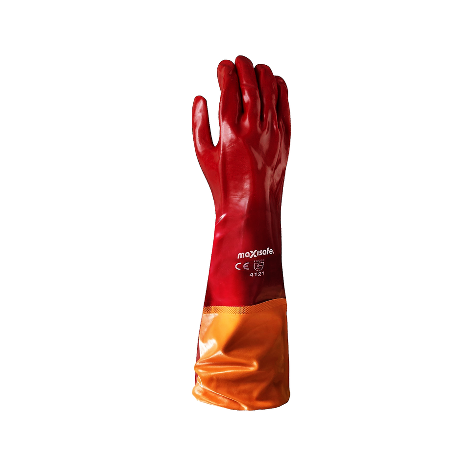 Maxisafe Red PVC 60cm Gauntlet