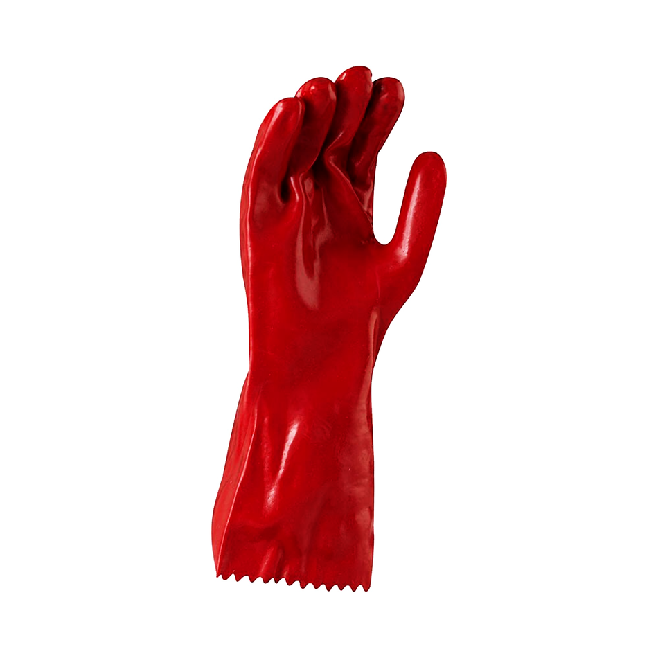 Maxisafe Red PVC Gauntlet 35cm