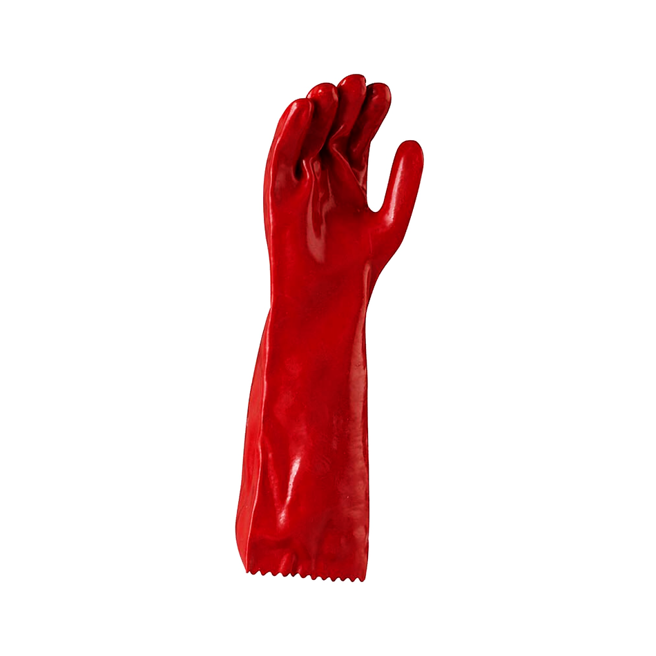 Maxisafe Red PVC Gauntlet 45cm