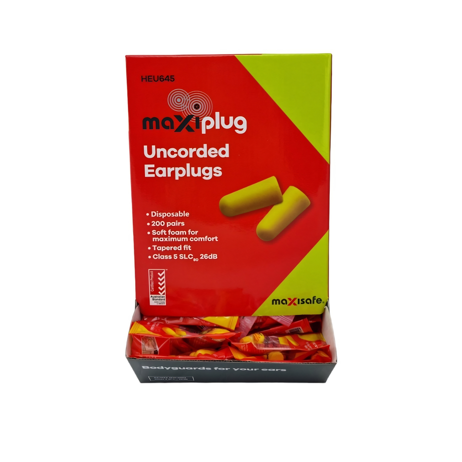 Maxisafe MaxiPlug Uncorded Earplugs Class 5