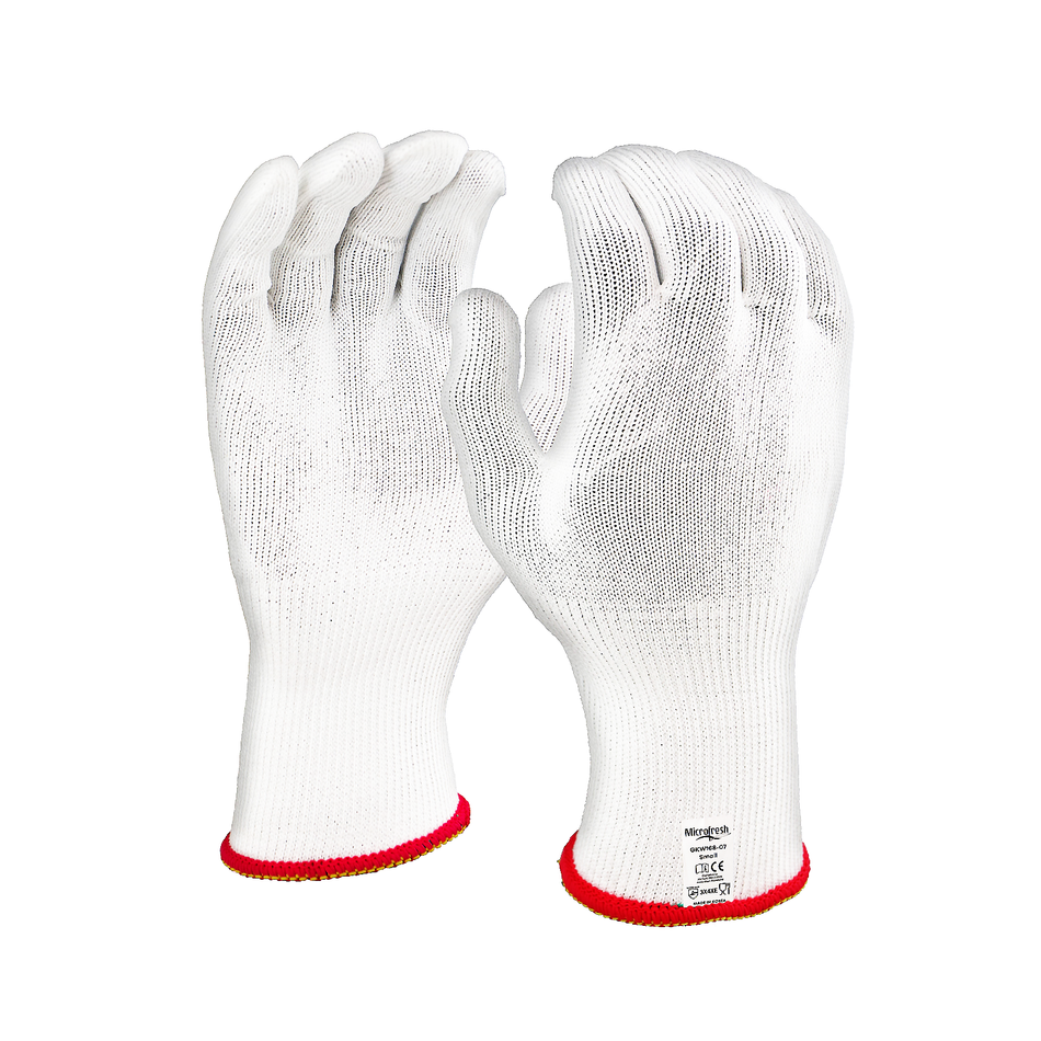 Maxisafe Microfresh Cut E White Food Grade Liner Glove