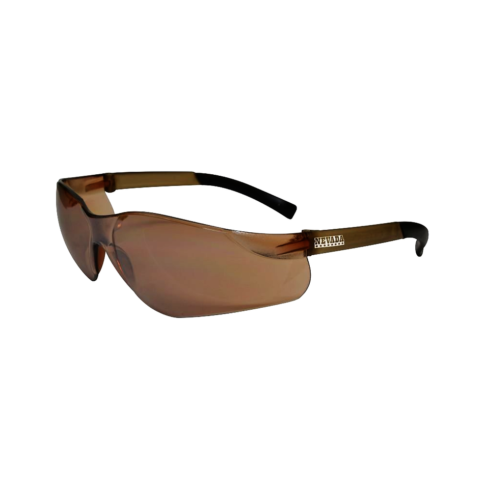 Maxisafe NEVADA Safety Glasses with Anti-Fog Bronze Mirror Lens