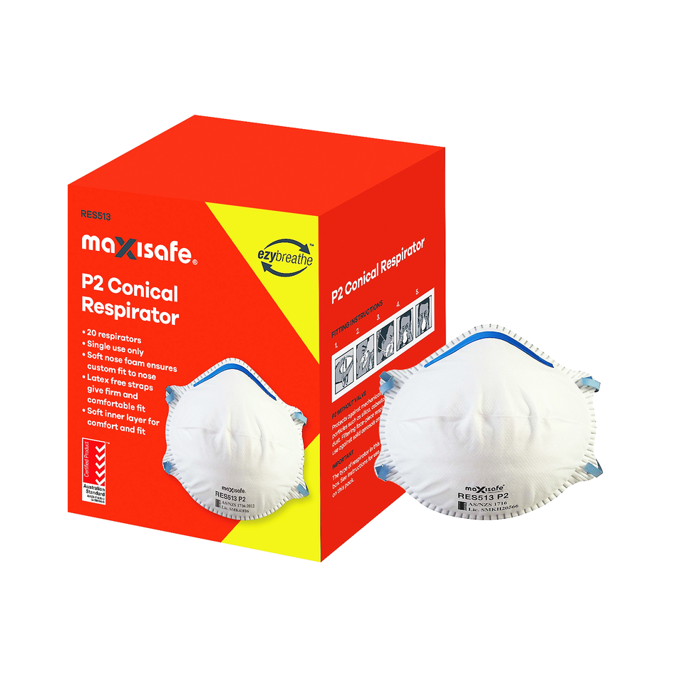 Maxisafe P2 Conical Respirator