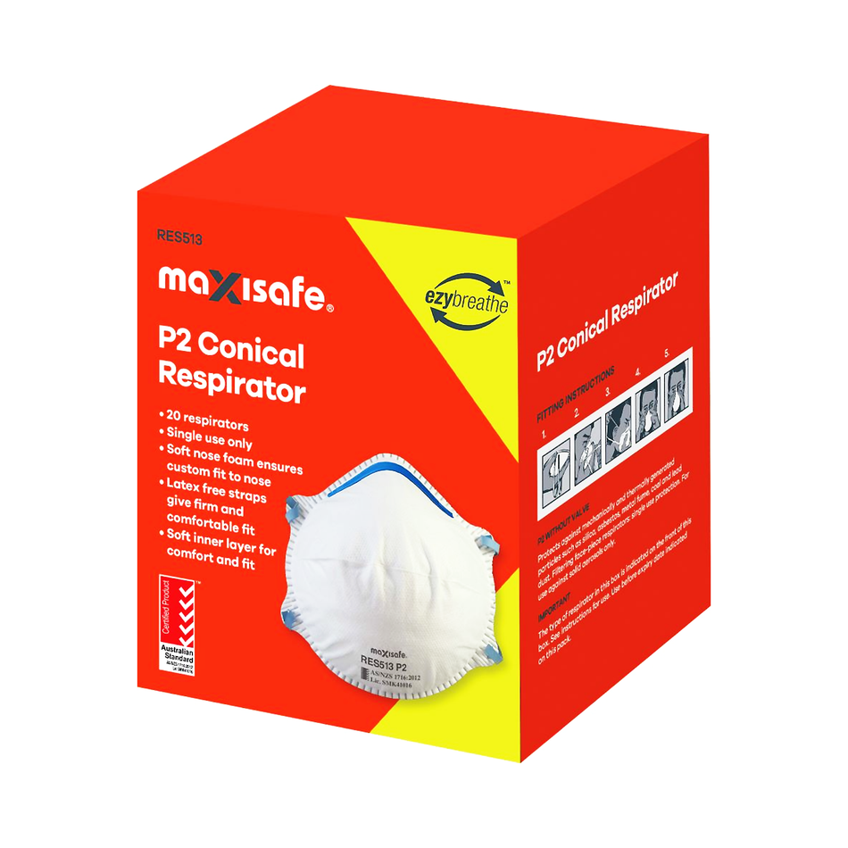 Maxisafe P2 Conical Respirator