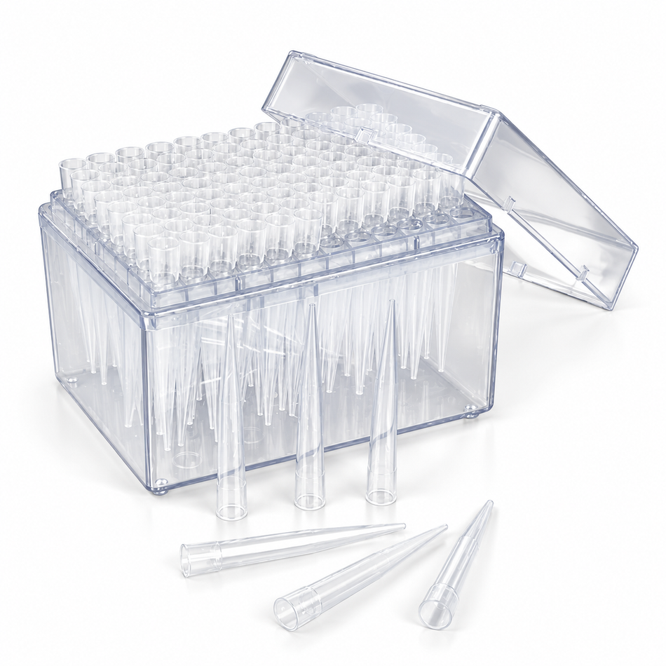 Kartell Pipette Tips Universal 100–1000 µl Boxed Rack