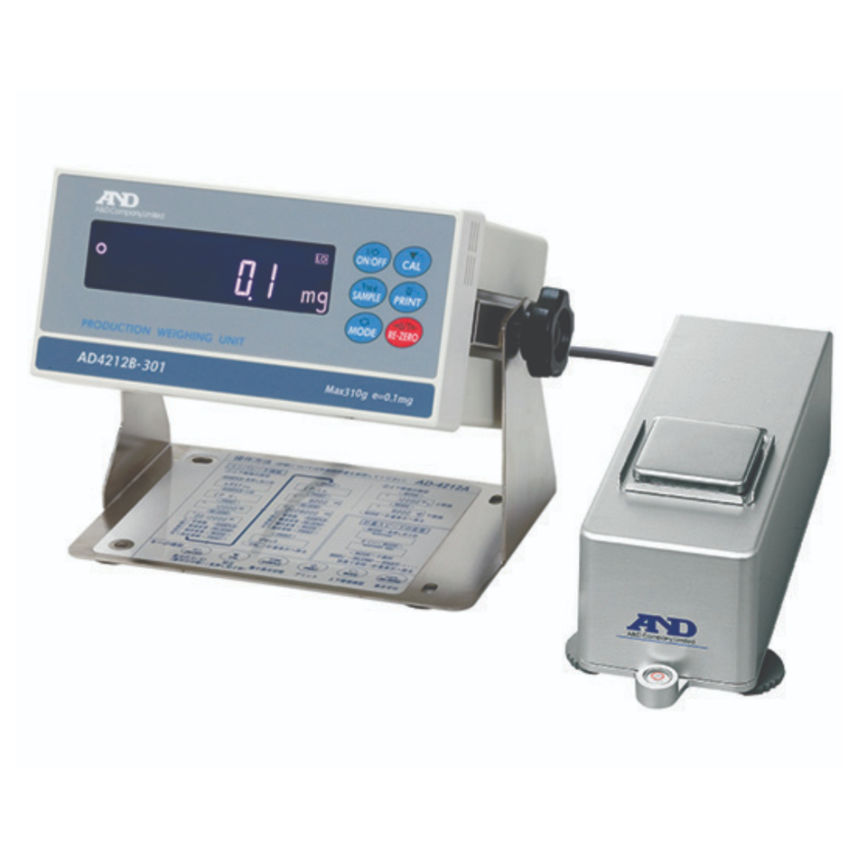 A&D AD-4212B-101 Precision Weighing Sensor 110g Capacity x 0.01mg Readability for Automated Production & Micro-Weighing