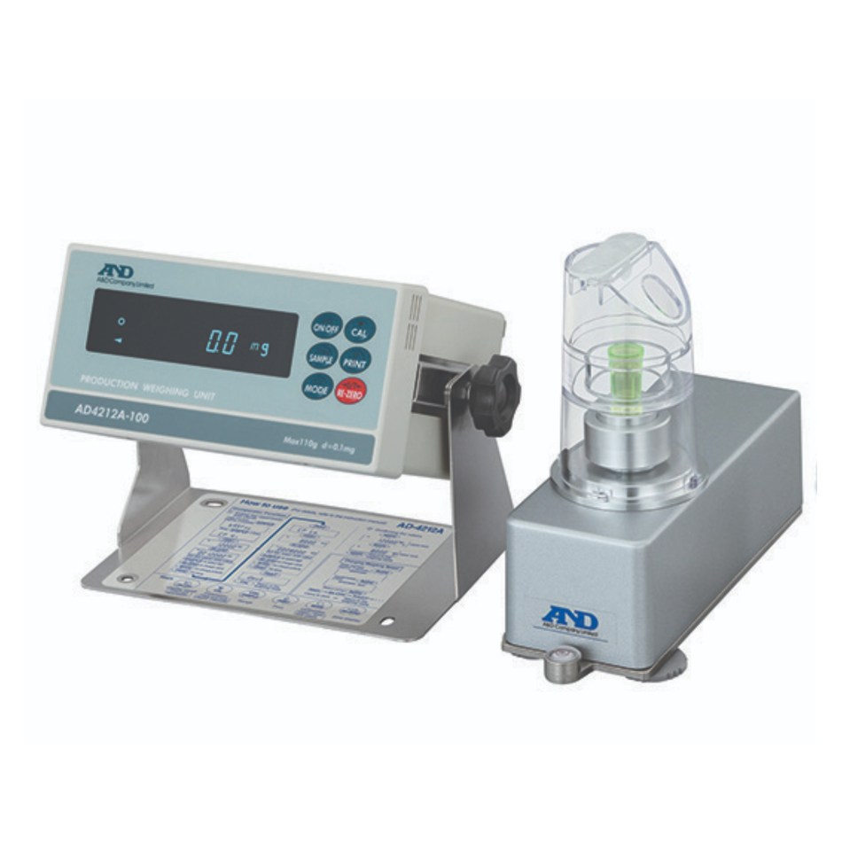 A&D AD-4212A-PT Pipette Accuracy Tester 110g Capacity x 0.1mg Readability for 200–10000 µL Pipette Calibration