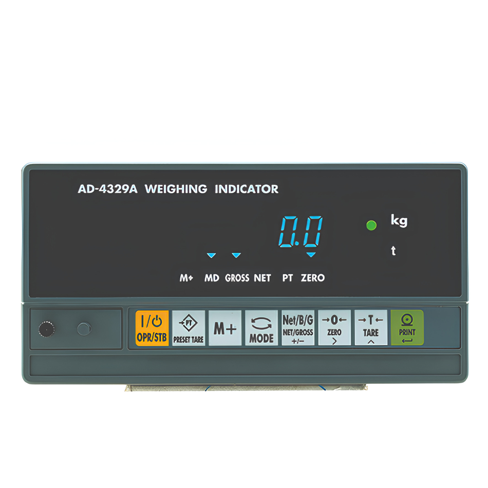 A&D AD-4329 Multi-Interval Indicator Trade Approved Weighing Control for Batching Checkweighing and Weighbridges