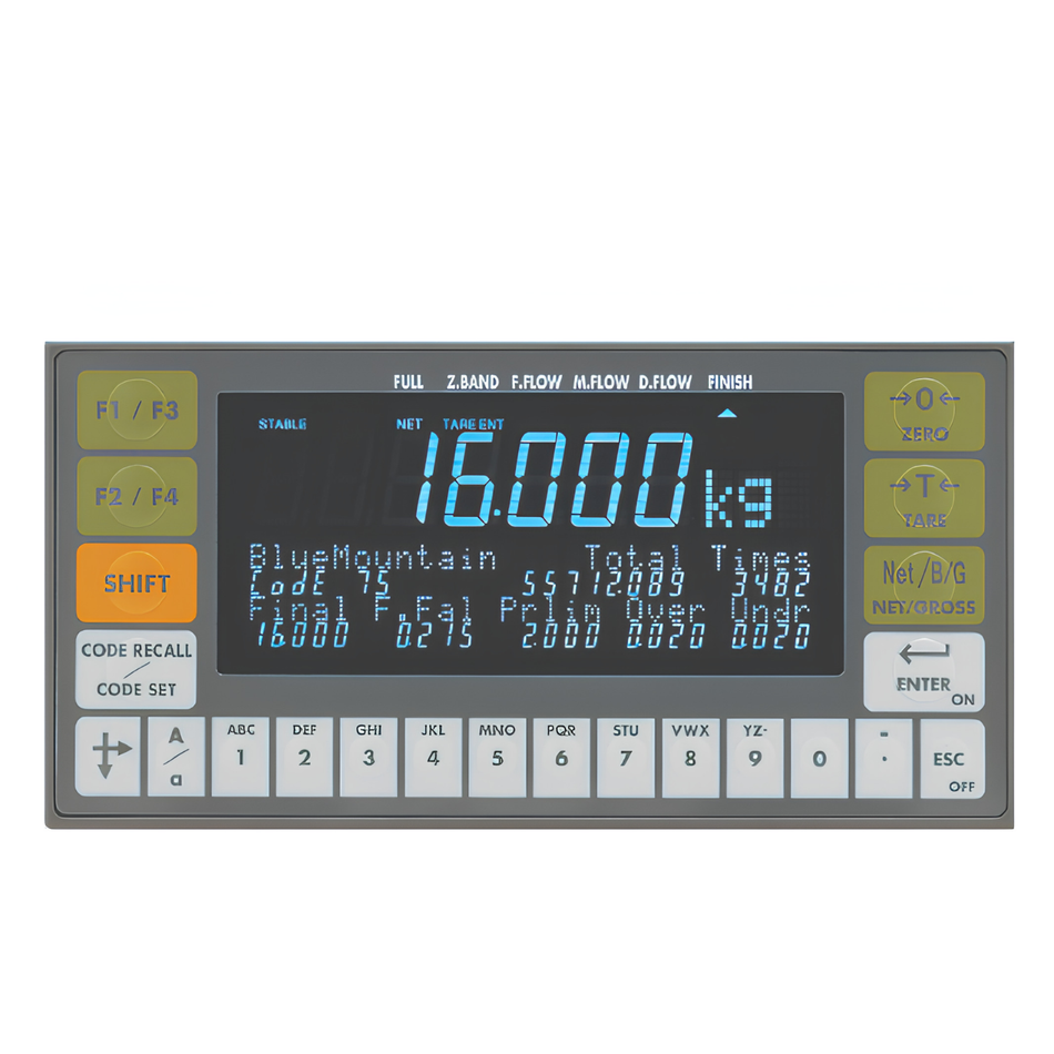 A&D AD-4402 Multi Function Weighing Indicator Trade Approved Batching and Mixing Control for Industrial Applications