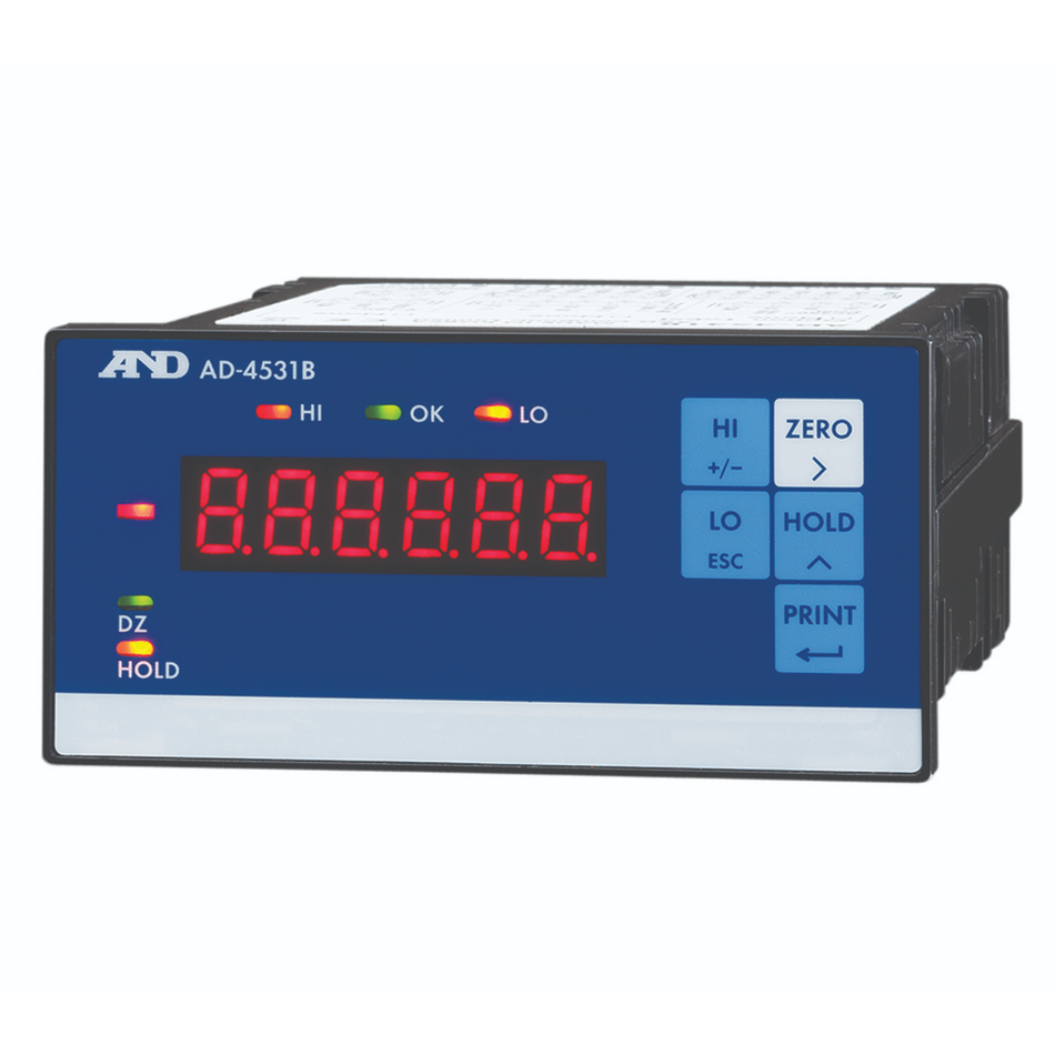 A&D AD-4531B Strain Gauge Indicator for Load Pressure Torque and Tension Measurement Applications