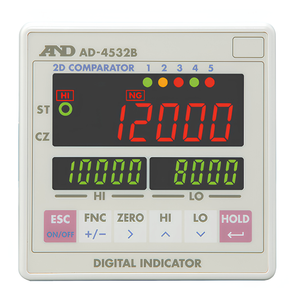 A&D AD-4532B Super High Speed Testing Indicator 2000 Updates Per Second for Product Testing and Evaluation