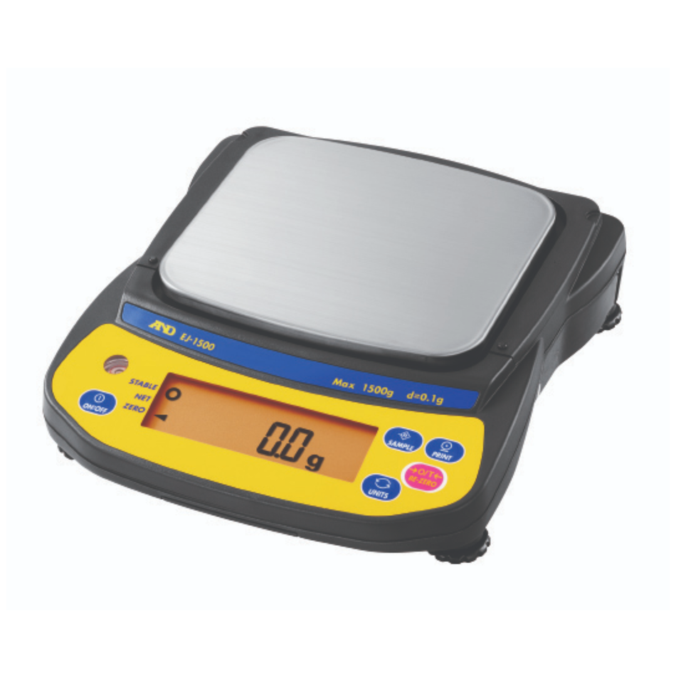 A&D EJ-210 Compact Balance 210g Capacity x 0.01g Readability for Laboratory & Educational Applications