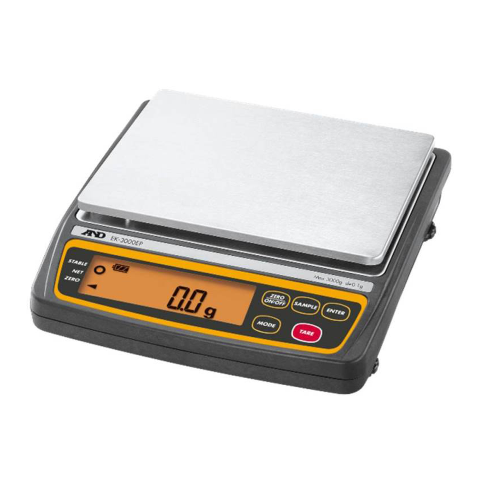 A&D EK-12KEP Intrinsically Safe Compact Scale 12kg Capacity x 1g Readability for Hazardous Area Weighing