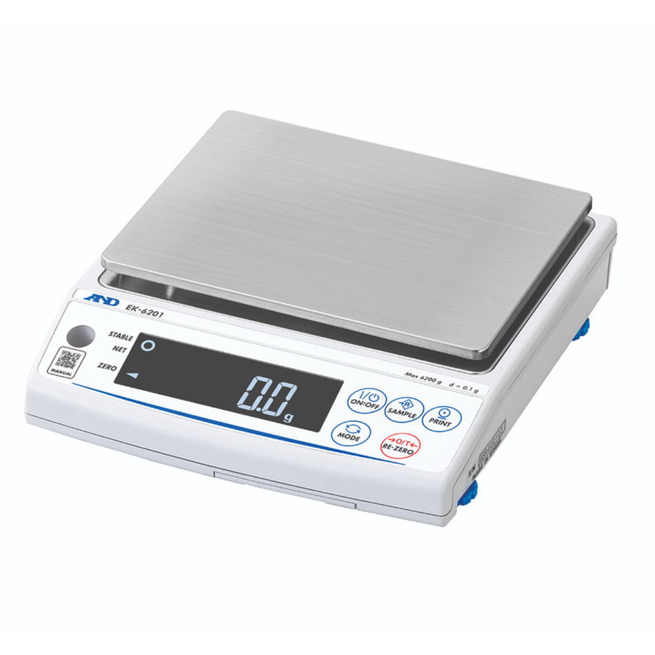 A&D EK-12000 Precision Balance 12g Capacity x 1g Readability Compact Weighing for Laboratory & Industrial Applications