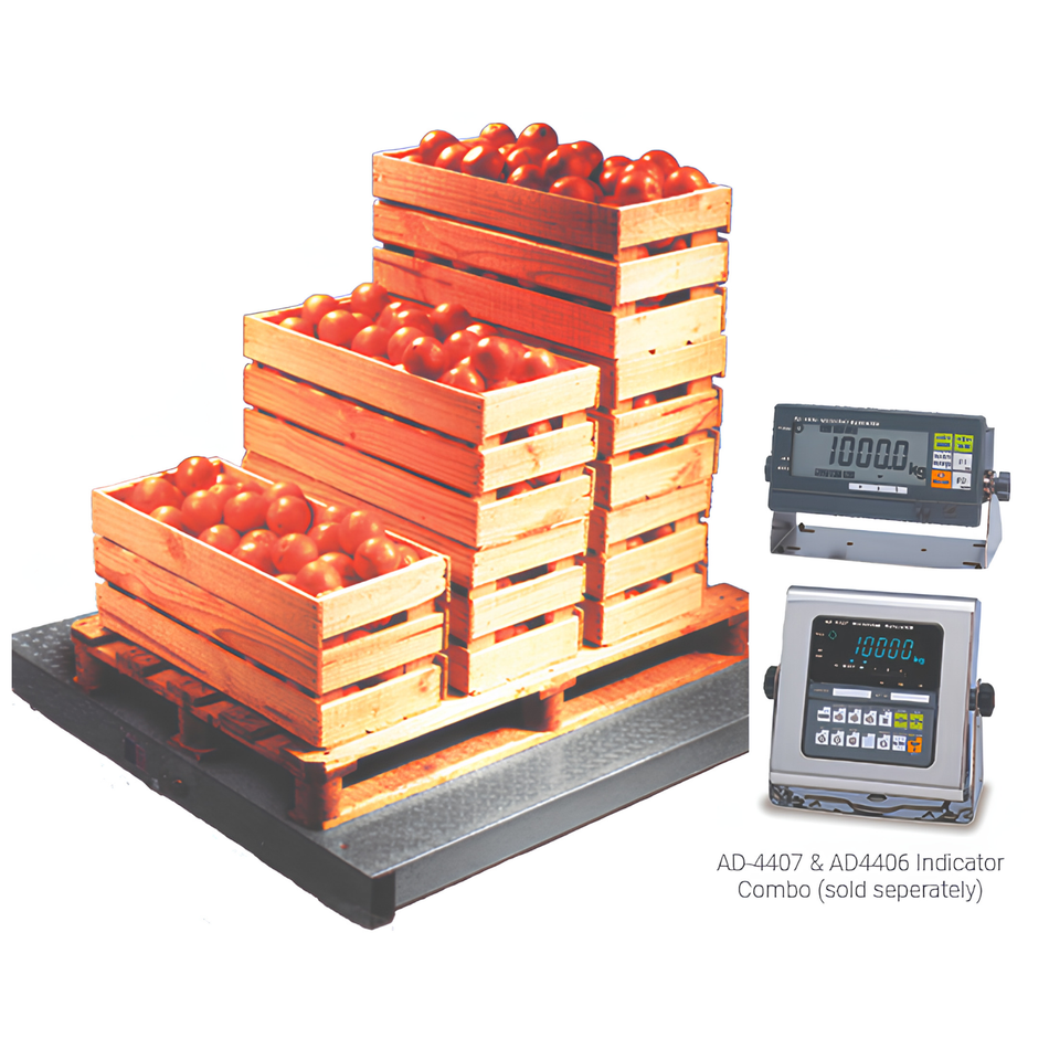 A&D ELP-1200 Industrial Pallet Baseworks 1200kg Capacity x 1200 x 1200mm Platform Heavy-Duty Weighing for Industrial & Warehouse Applications