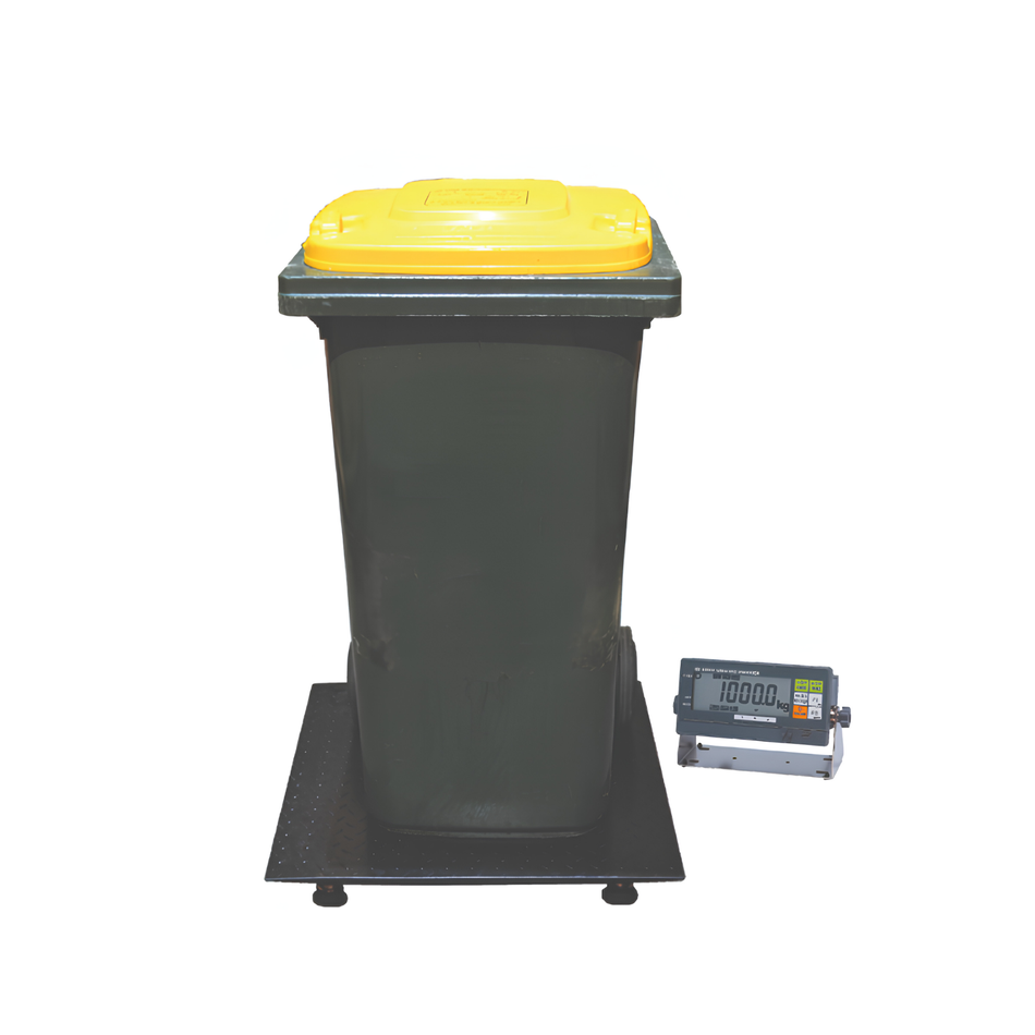 A&D ELP-700 Low Profile Platform Scale 1000kg Capacity x 0.1kg Readability 700 x 700mm Painted Steel Platform for Industrial & Warehouse Weighing
