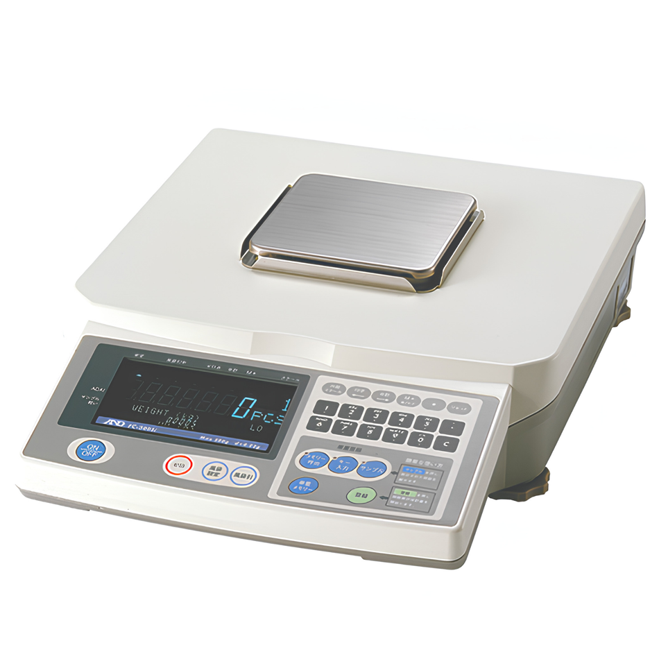 A&D FC-50Ki High-Resolution Counting Scale 50kg Capacity Precision Parts Counting for Manufacturing & Inventory Management Applications