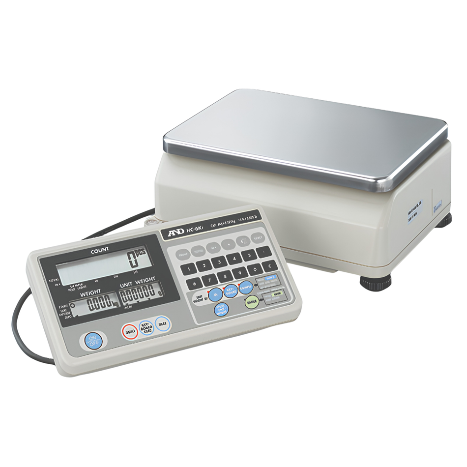 A&D HC-30Ki Counting Scale 30kg Capacity Accurate Parts Counting for Manufacturing & Inventory Management Applications