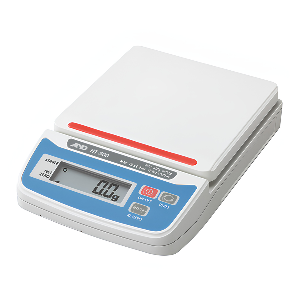 A&D HT-3000 Compact Scale 3100g Capacity x 1g Readability for Portable General Weighing