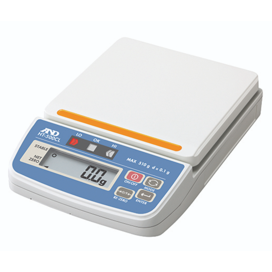 A&D HT-5000CL Compact Packing Scale 5100g Capacity x 1g Readability for Fruit and Vegetable Portion Control