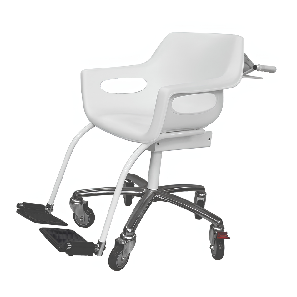 A&D HVL-CS Chair Scale 220kg Capacity x 20g Readability for Seated Patient Weighing