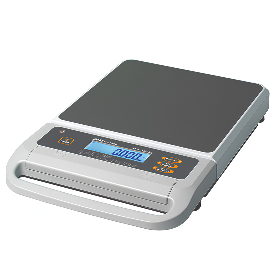 A&D SA-30K Portable Bench Scale 30kg Capacity x 0.01kg Readability for Portable High-Capacity Weighing