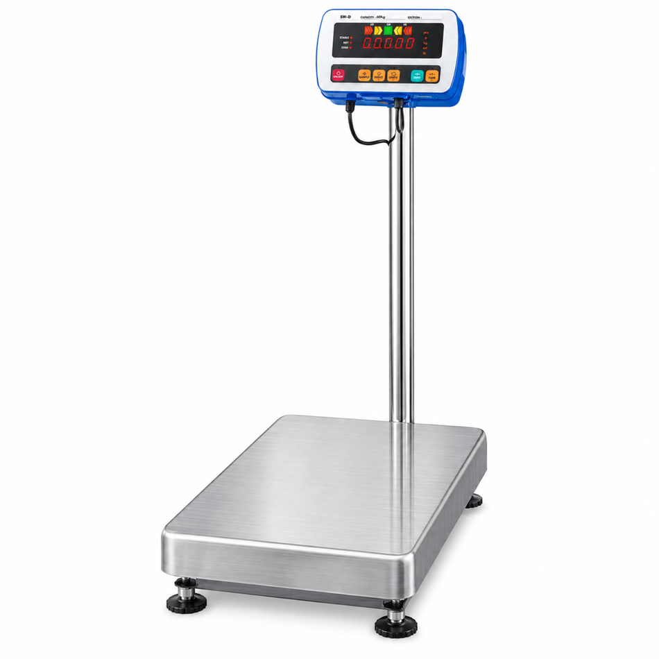A&D SW-15KAM Super Washdown Scale 15kg Capacity x 5g Readability IP69K Protection for Food Processing & Industrial Applications
