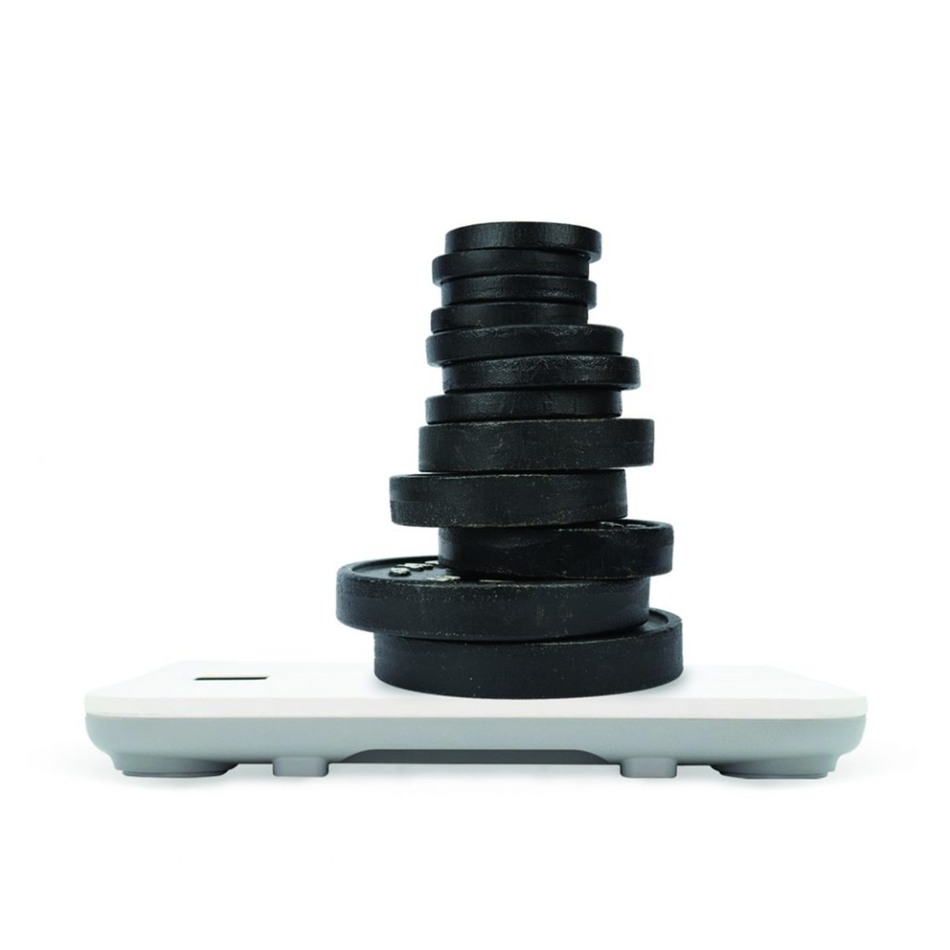 A&D UC-356BLE Premium High-Capacity Personal Scale 250kg Capacity x 200g Readability for Home Weight Monitoring